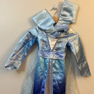Disney Elsa Dress and Matching Boots 4-6x